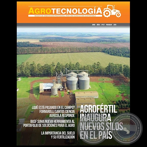 AGROTECNOLOGA  REVISTA DIGITAL - JUNIO - AO 8 - NMERO 97 - AO 2019 - PARAGUAY